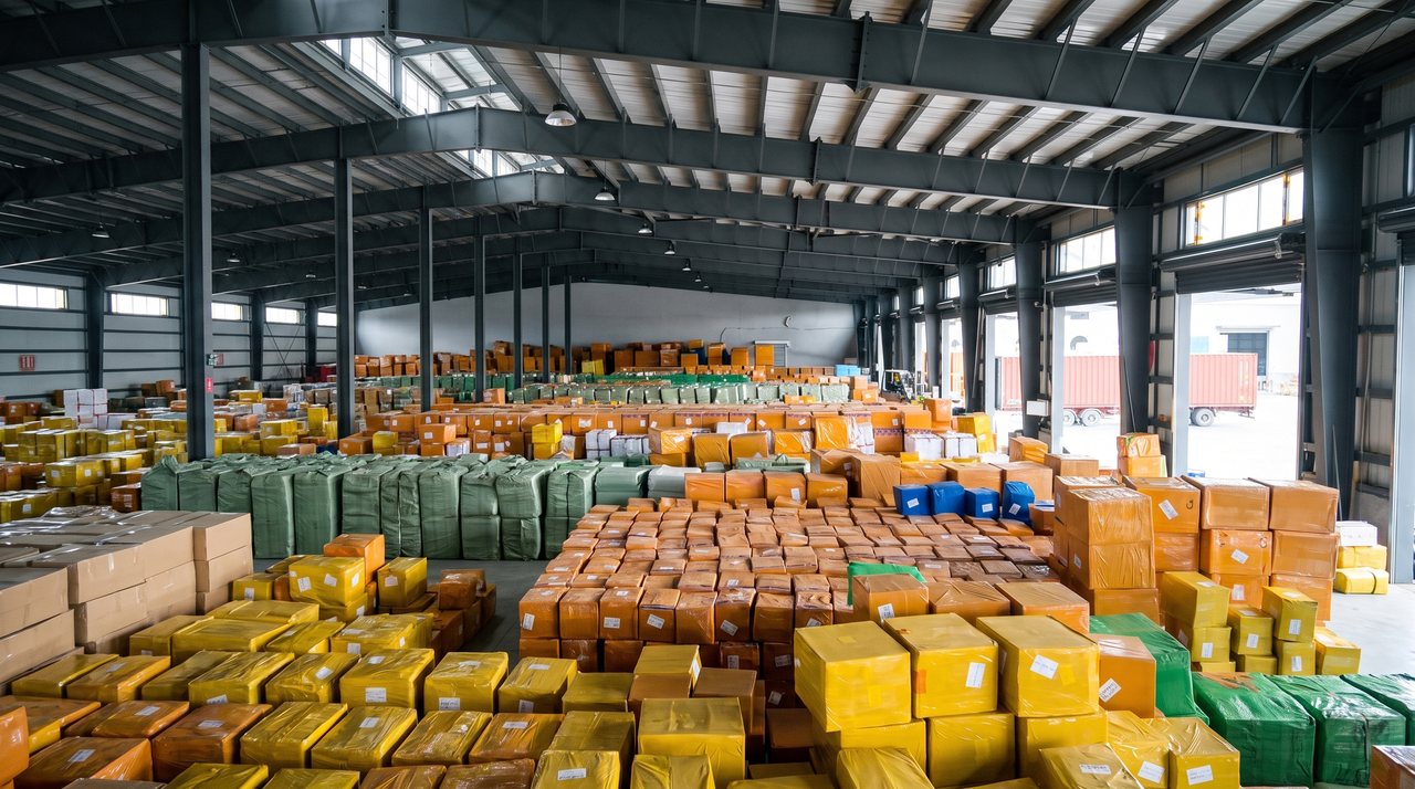 Консолідаційний склад TCG Logistics у Китаї — зона відправлень